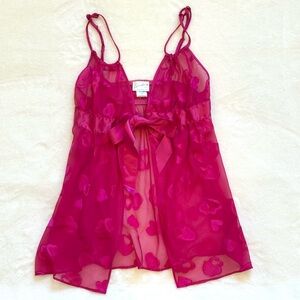 Vintage Sheer Lingerie Top by Linda Lingerie